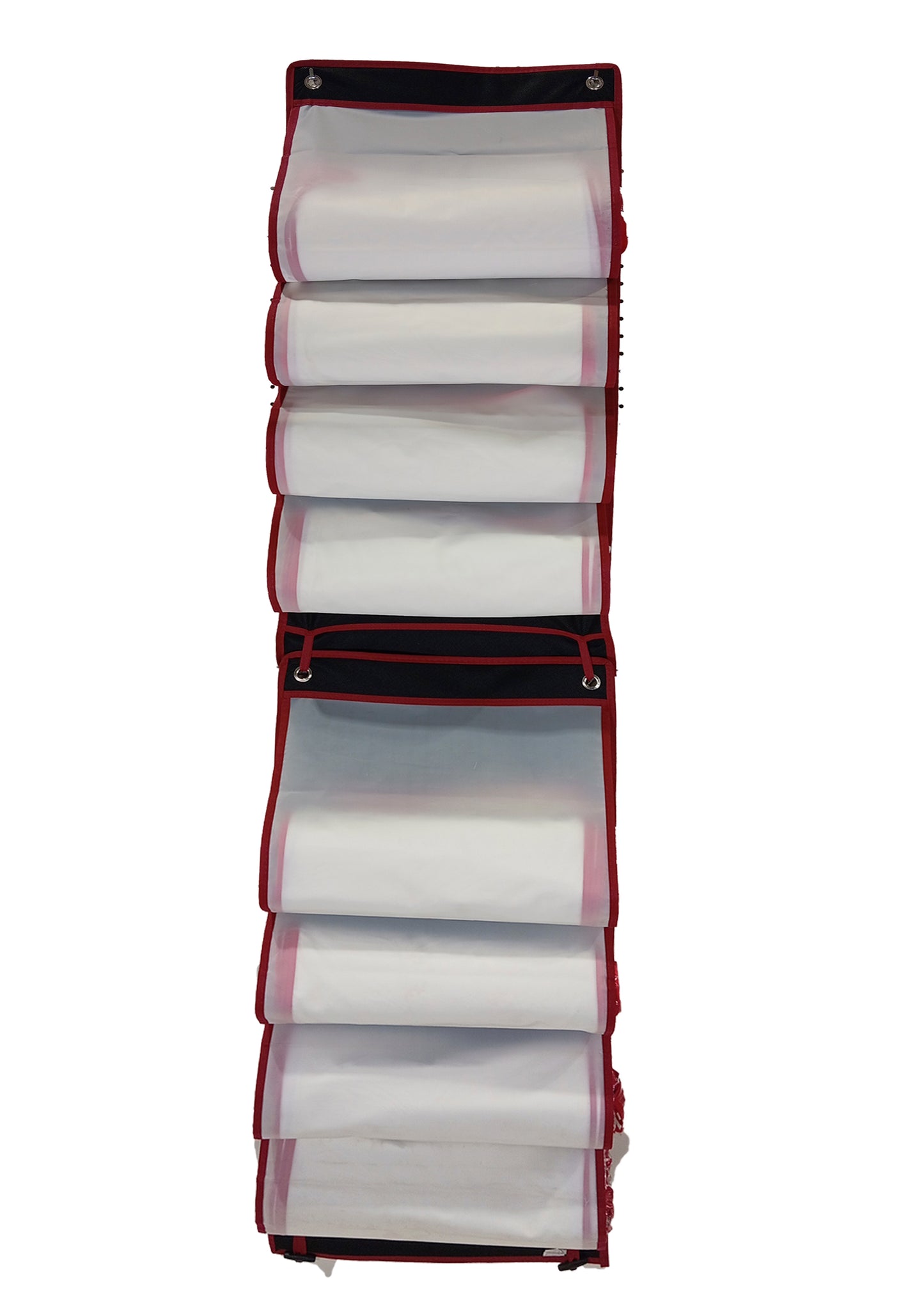 WENKO Organizador de Bolsos y Toallas – 4 Estantes