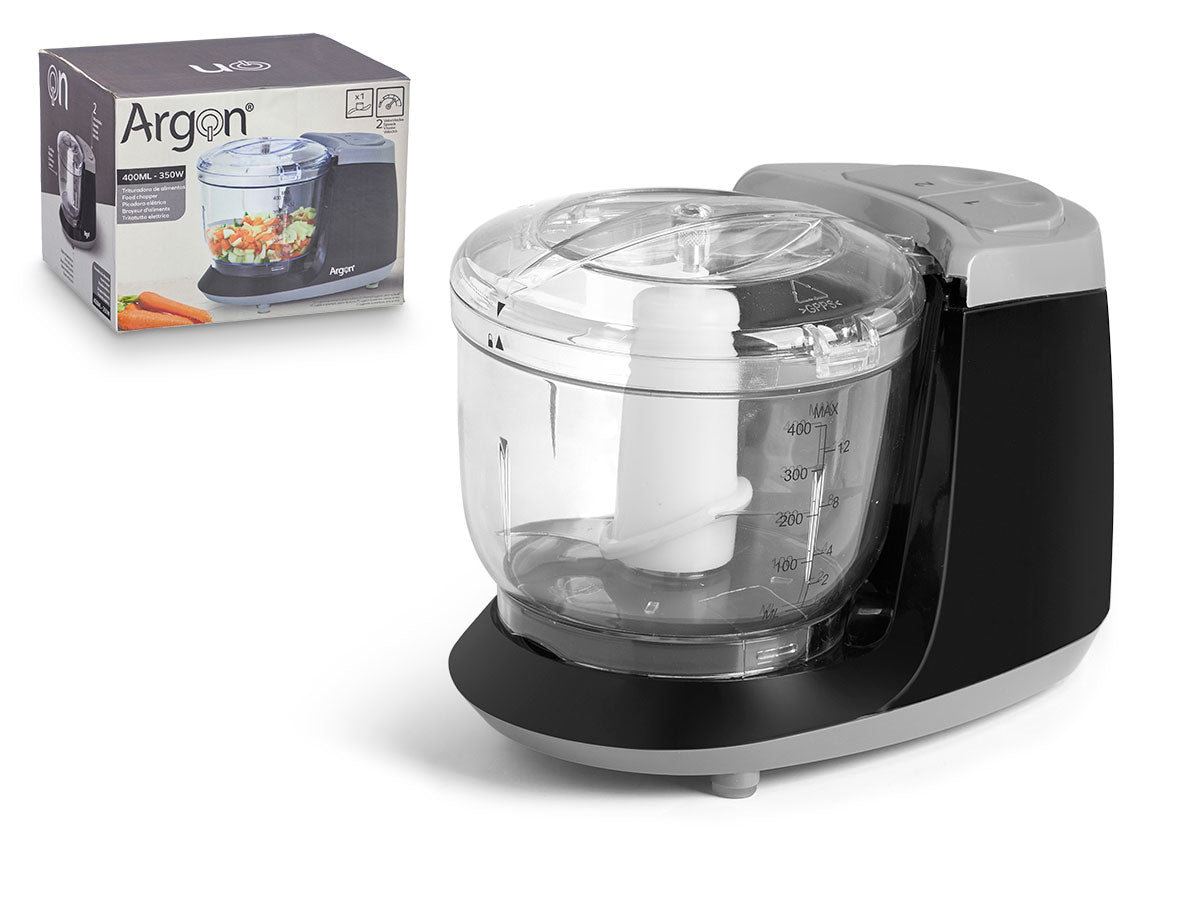Argon Picadora Eléctrica 2 Velocidades 2 Cuchillas Color Negro