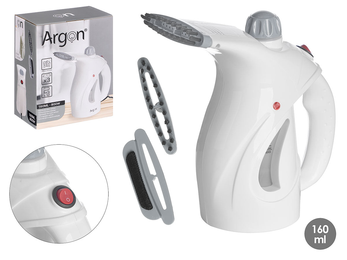 Argon Plancha de Ropa Vertical a Vapor Potencia 800W Depósito 160 ml