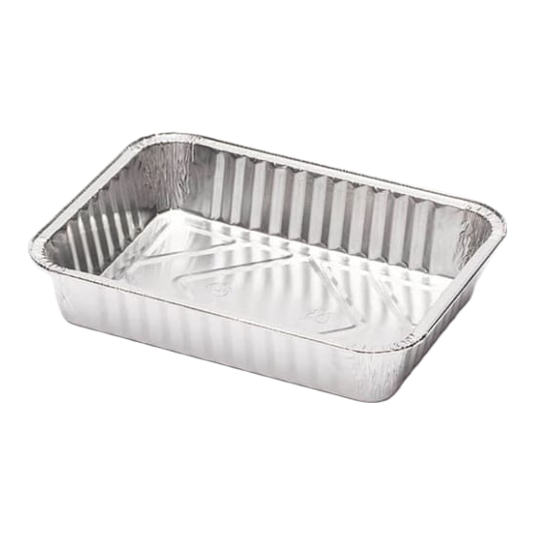 Bandeja Desechable de Aluminio Rectangular 22x17 cm 2 ud