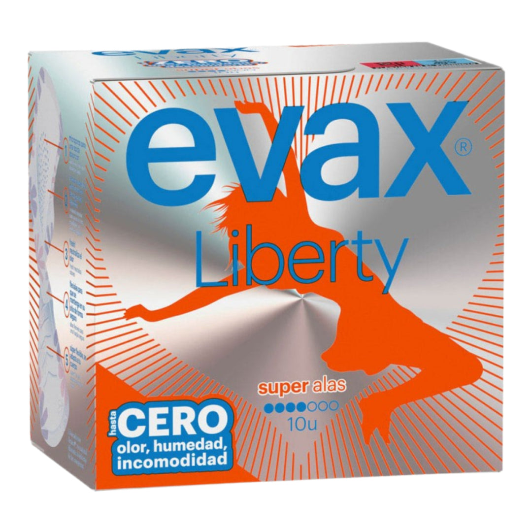 Compresa con Alas Evax Liberty Super 10 ud