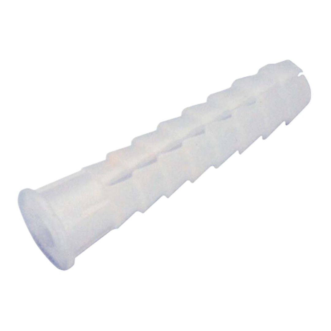 Taco Blanco Estriado 10x34 mm 8 uds