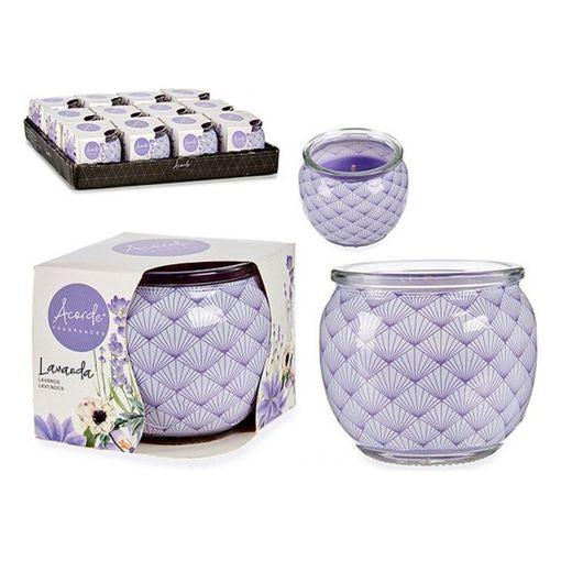 Vela Perfumada Tarro Cristal Lavanda