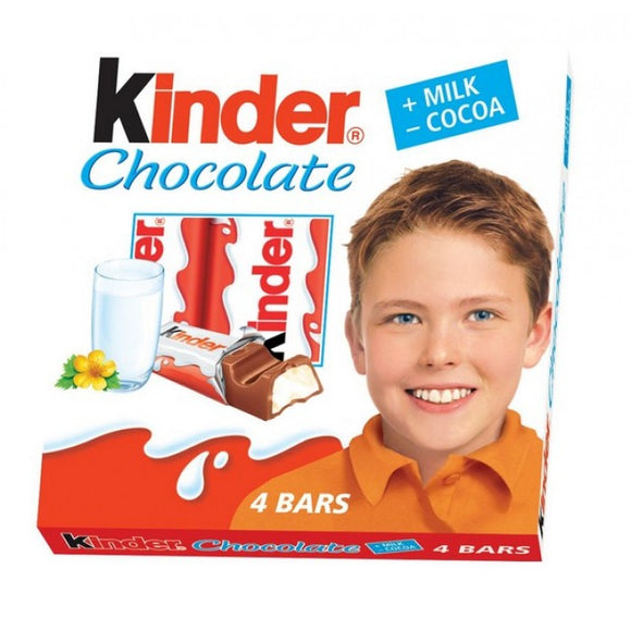 KINDER CHOCOLATE 4UDS