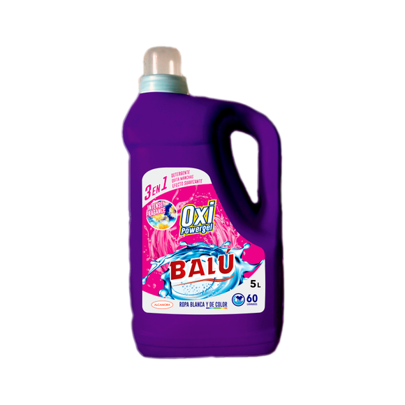 Balú detergente 5L Oxi powergel 60l 3en1