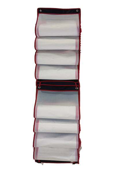 WENKO Organizador de Bolsos y Toallas – 4 Estantes