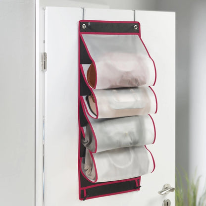 WENKO Organizador de Bolsos y Toallas – 4 Estantes