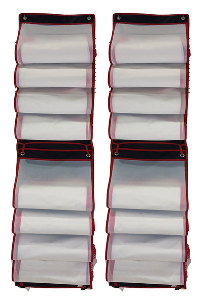 Pack 4 Unidades – WENKO Organizador de Bolsos y Toallas (4 Estantes)