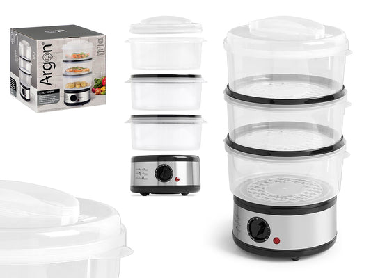 argon-vaporera-3-niveles-acero-500w-2-5-l