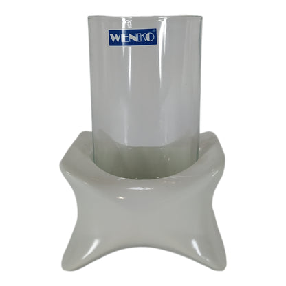 Vaso de Baño de Cristal con Base Marca Wenko