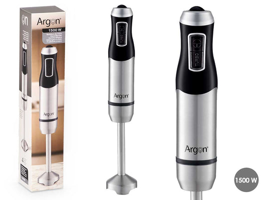 Batidora de Acero Negra Argon 1500W