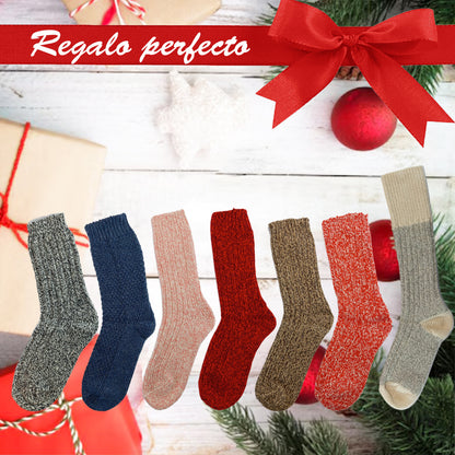 🧦 Pack 5ud - Calcetines de Lana Premium Invierno