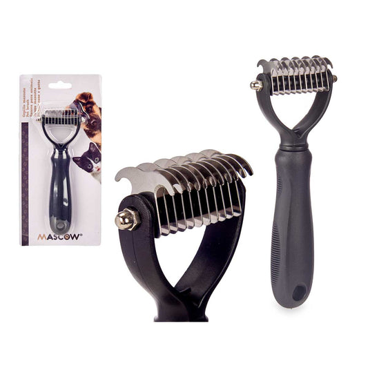 Cepillo con Cuchillas Mascota con Mango Silicona