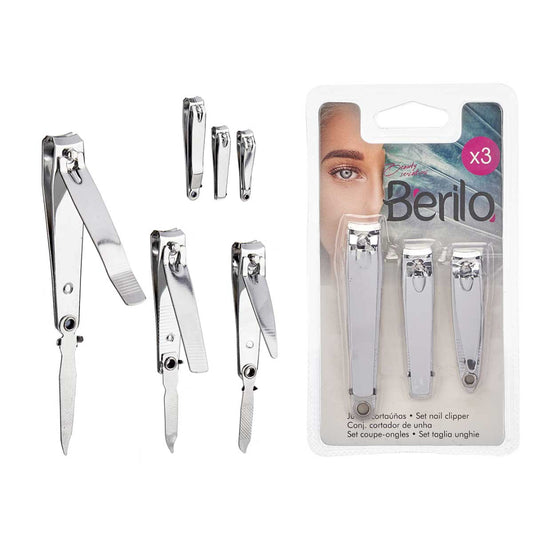 cortaunas-plateado-set-3-ud