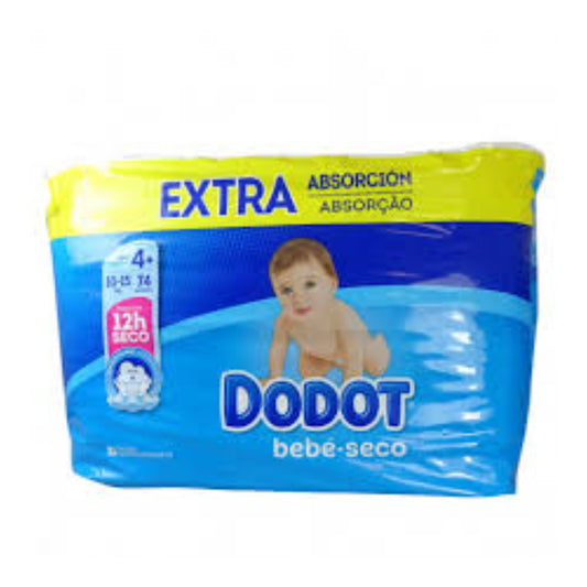 Dodot Pañales Bebé Seco T4 74 ud