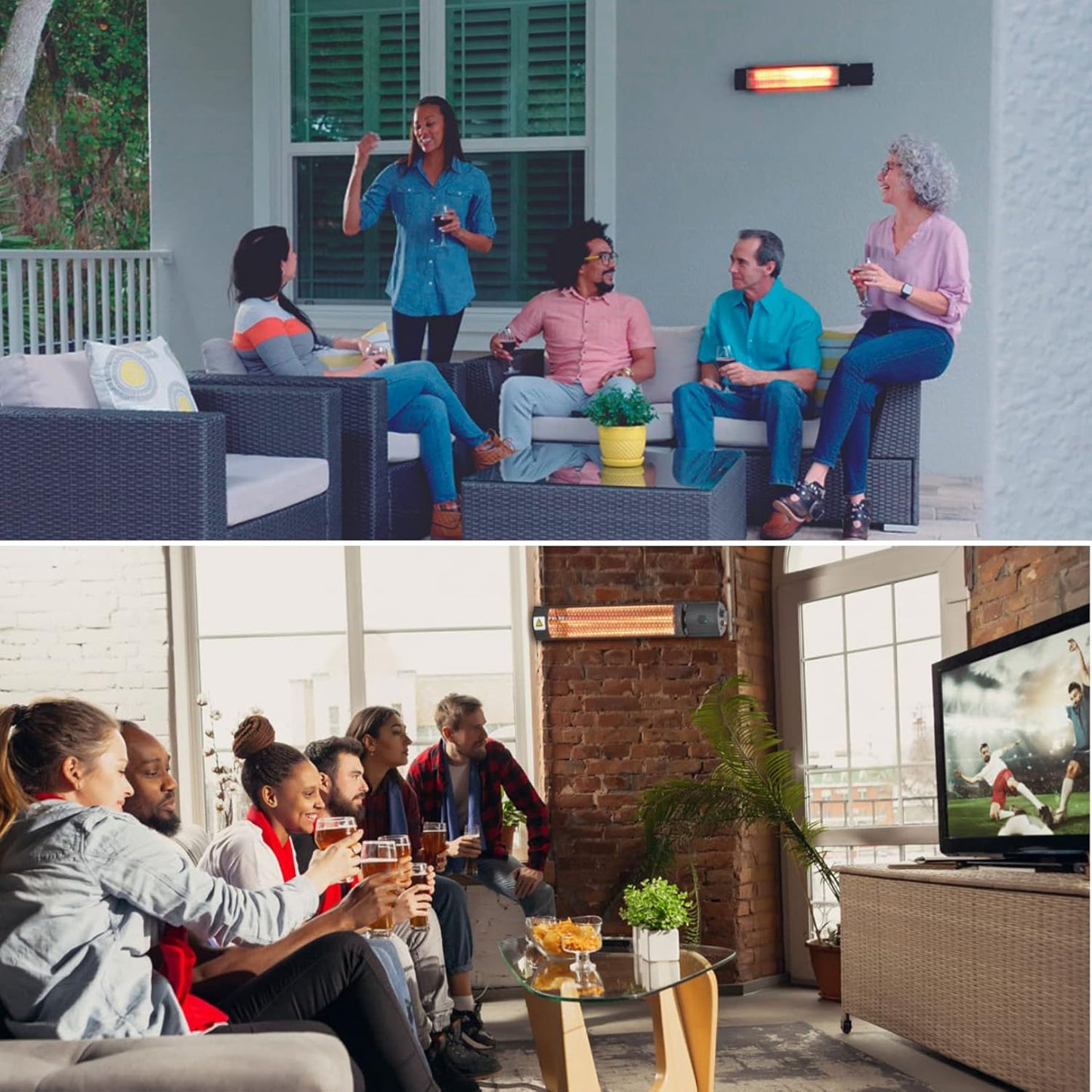 Estufa Interior y Exterior de Infrarrojos Radiant Heater