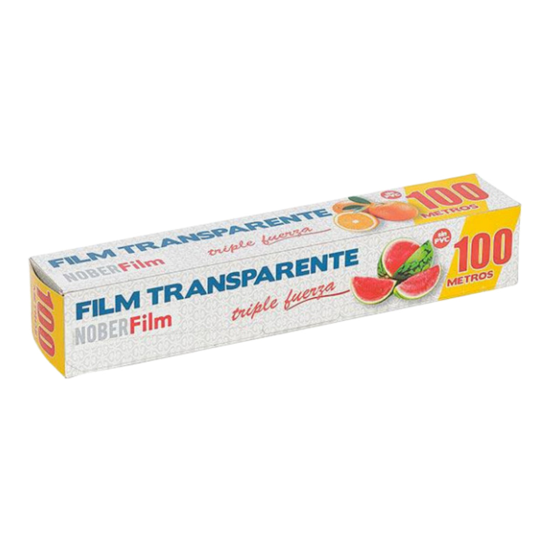 Film Alimentición Transparente 100 m Triple Fuerza