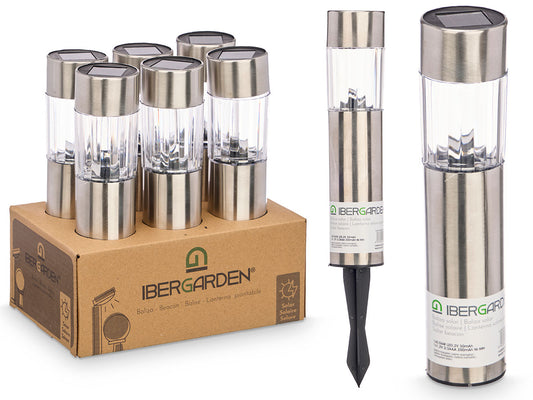ibergarden-baliza-solar-led-multicolor-acero-inox