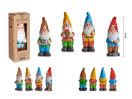 ibergarden-enano-jardin-ceramica-38-cm-4-colores