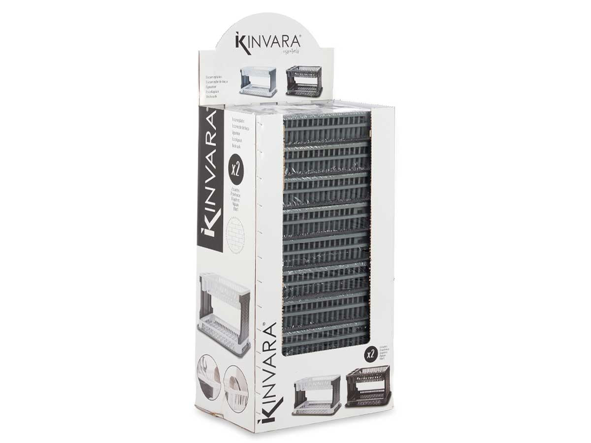 kinvara-escurreplato-plastico-2-pisos-rattan-gri