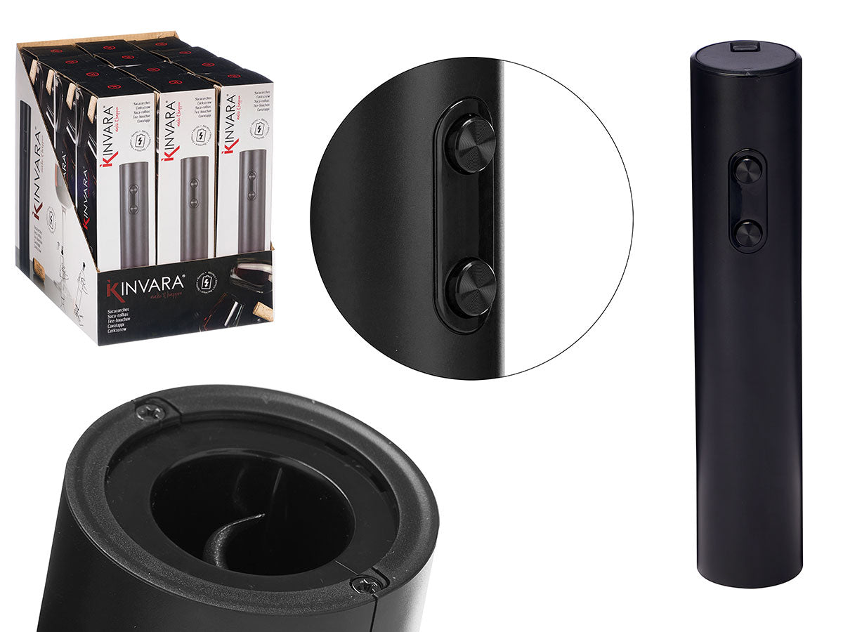 kinvara-sacacorchos-electrico-negro-pilas-4-x-aa-no-incluidas