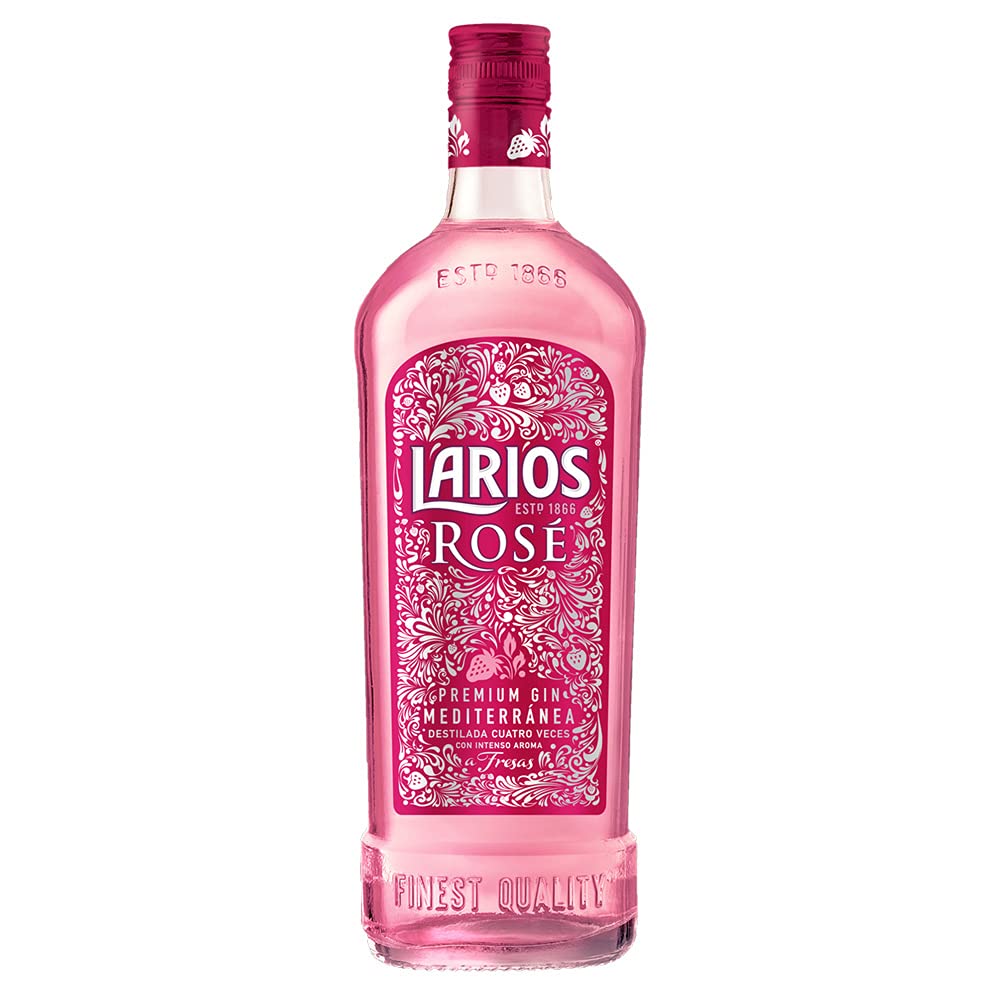 Larios Rose Ginebra Premium Rosé Mediterránea 1 l