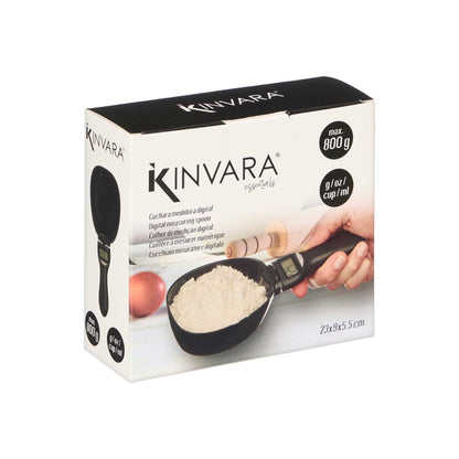 Pala Báscula Cocina Digital Negra