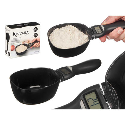 Pala Báscula Cocina Digital Negra