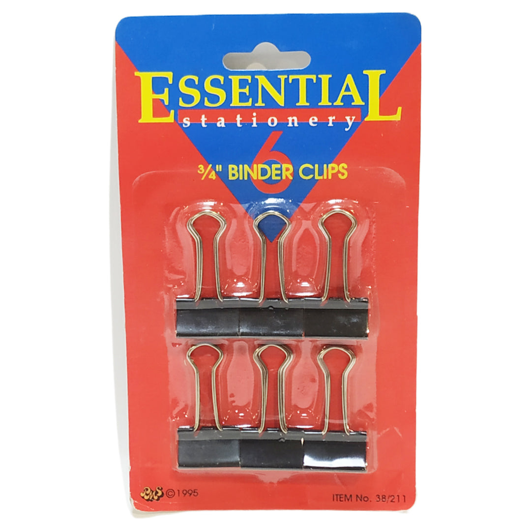 Clip Pinza Essential Pack 6 - 3/4" 19 mm