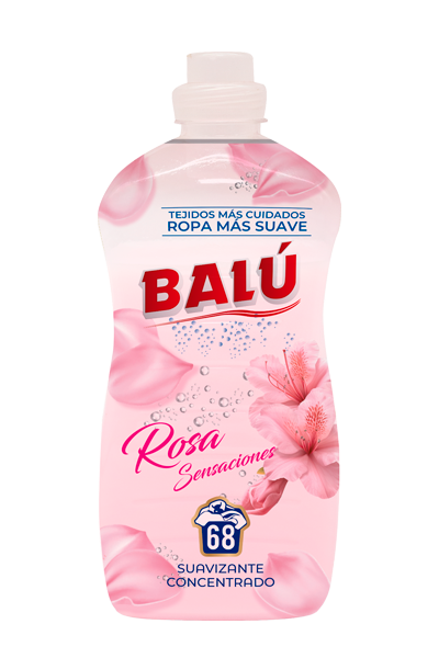 Balú Suavizante Concentrado Rosa Sensaciones 68 Lavados 1500 ml