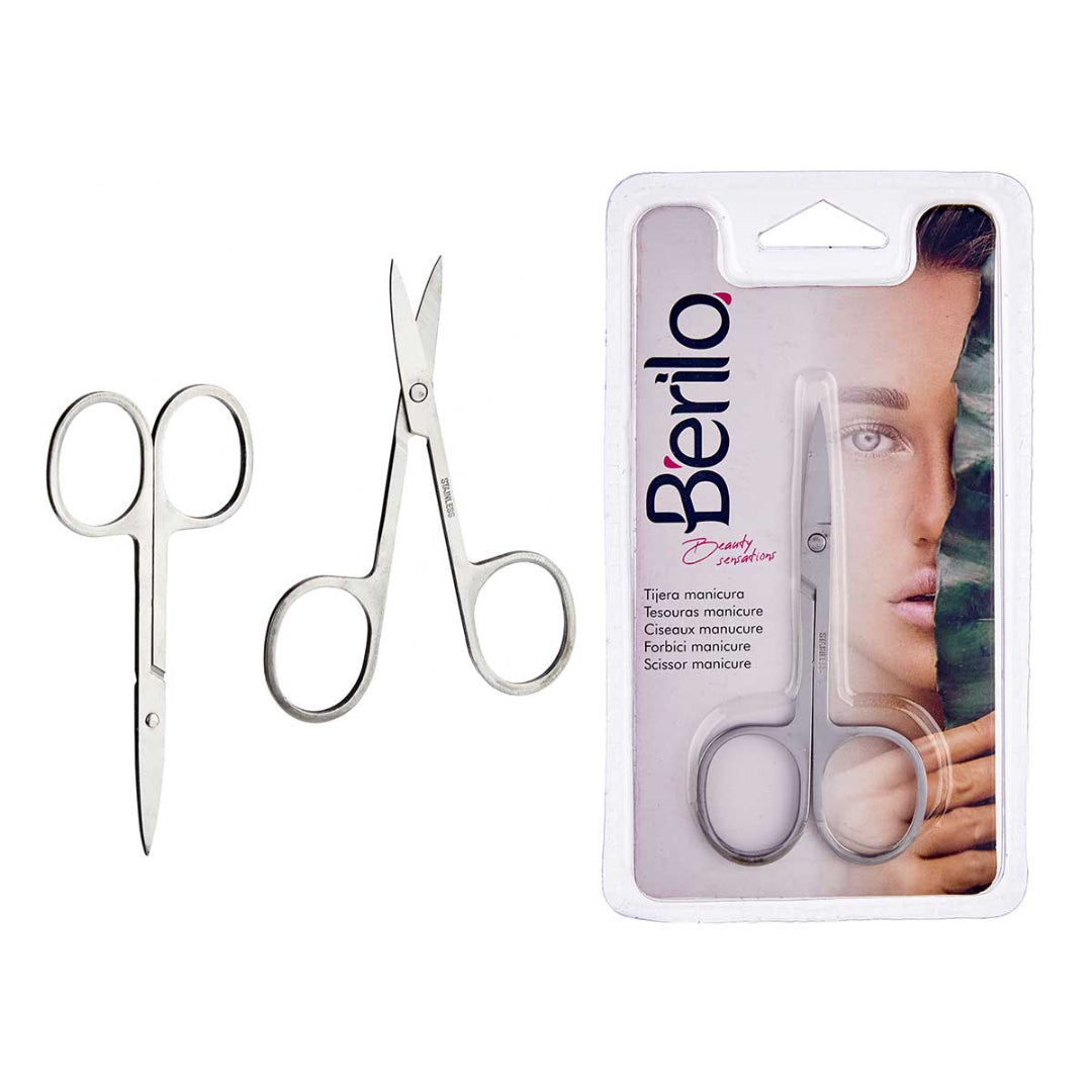 Tijera Manicura Plateada