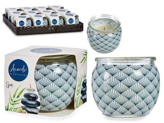 Vela Perfumada Tarro Cristal Acorde Spa Hogar
