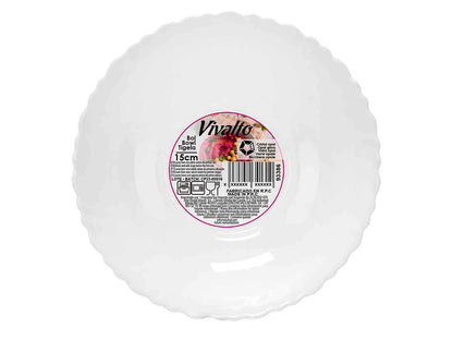 Vivalto Bol Clásico Ondas Opal 15 cm