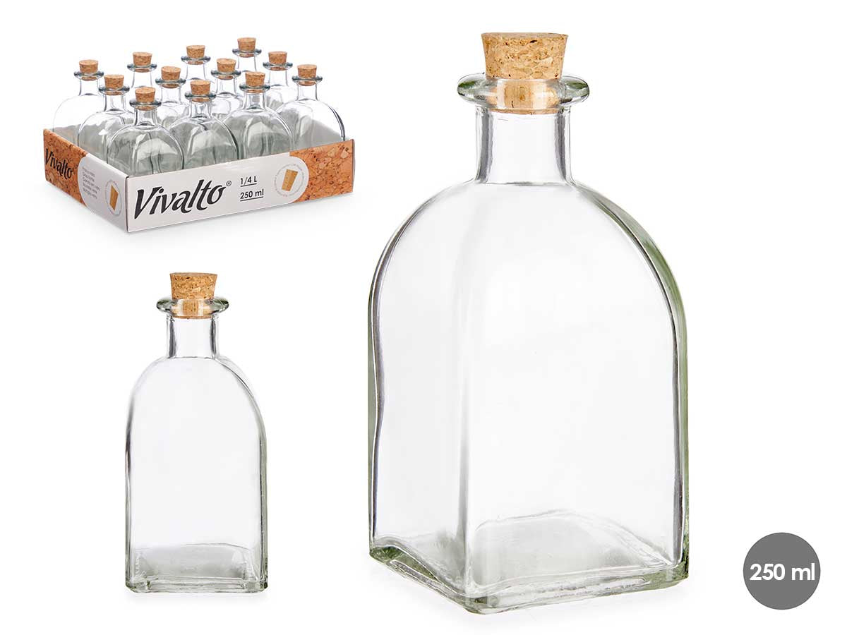 vivalto-frasca-vidrio-250-ml-tapon-corcho