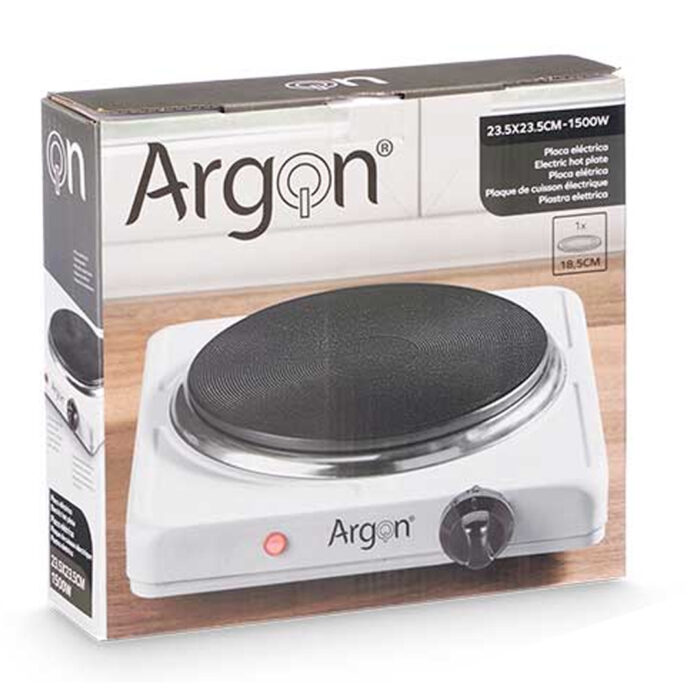 ARGON HORNILLO ELECTRICO BLANCO 1500W - Imagen 3