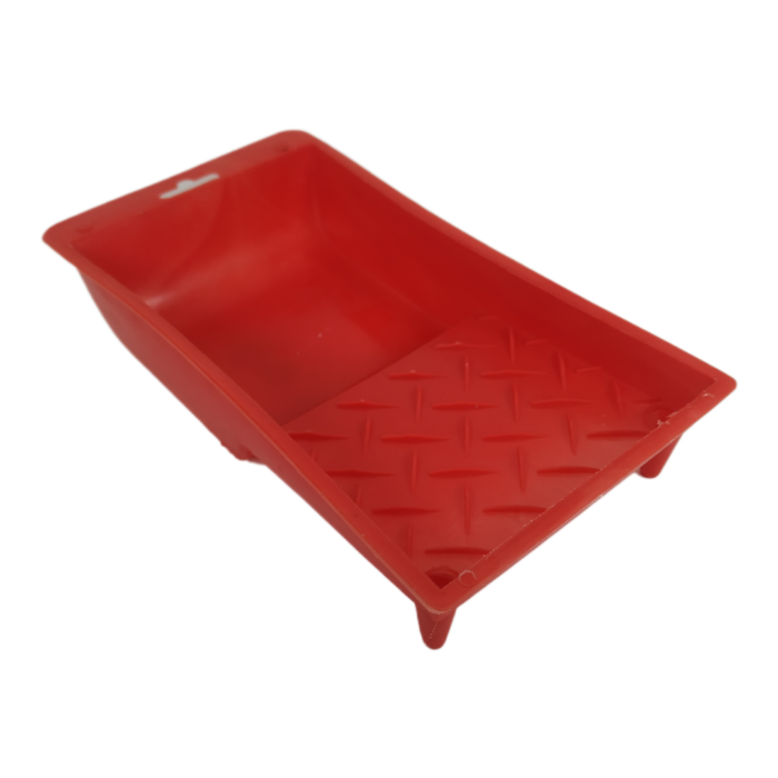 BANDEJA DE PLASTICO ROJA 11CM