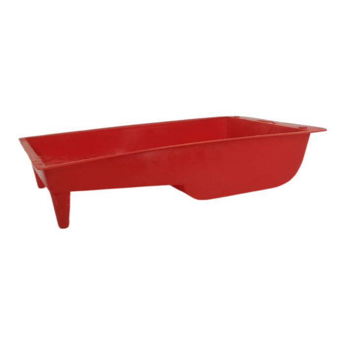 BANDEJA DE PLASTICO ROJA 11CM - Imagen 3