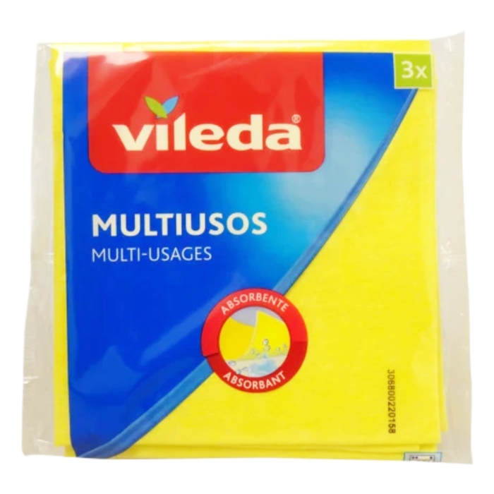 BAYETA MULTIUSOS AMARILLA VILEDA 3UD