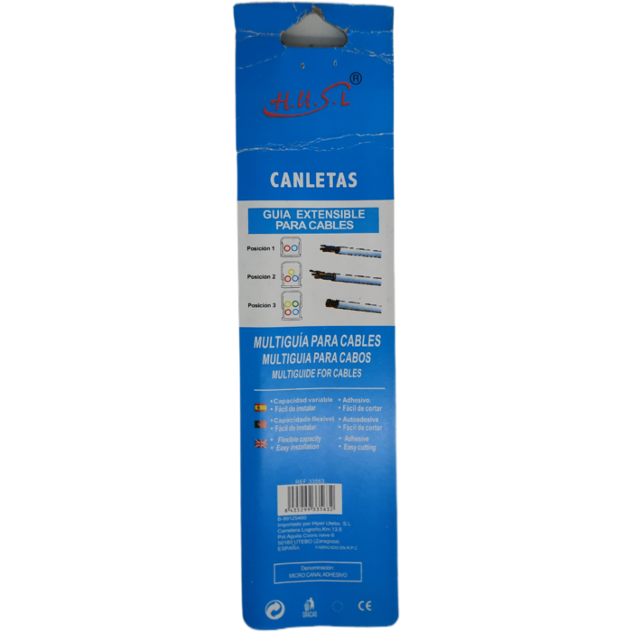 CANALETAS GUIA EXTENSIBLE PARA CABLES H.U.S.L - Imagen 2