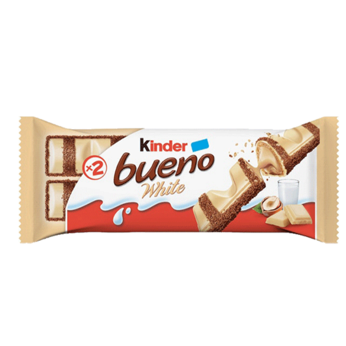 CHOCOLATINA KINDER BUENO WHITE x2 34g