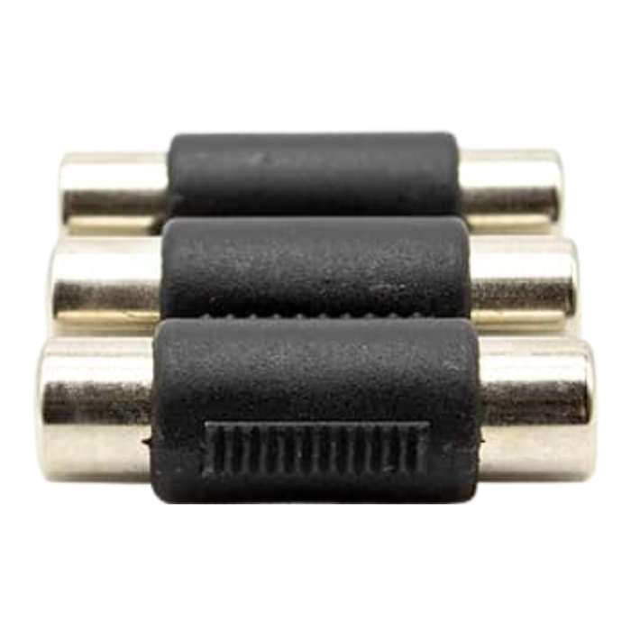CONECTOR AUDIO VIDEO TRIPLE RCA