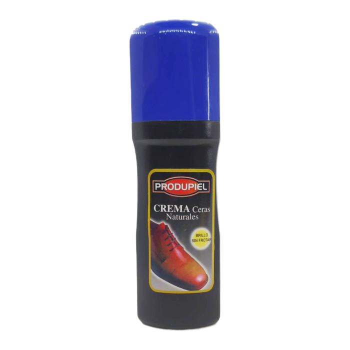 CREMA PARA ZAPATOS EN TUBO CON APLICADOR COLOR AZUL 75ML