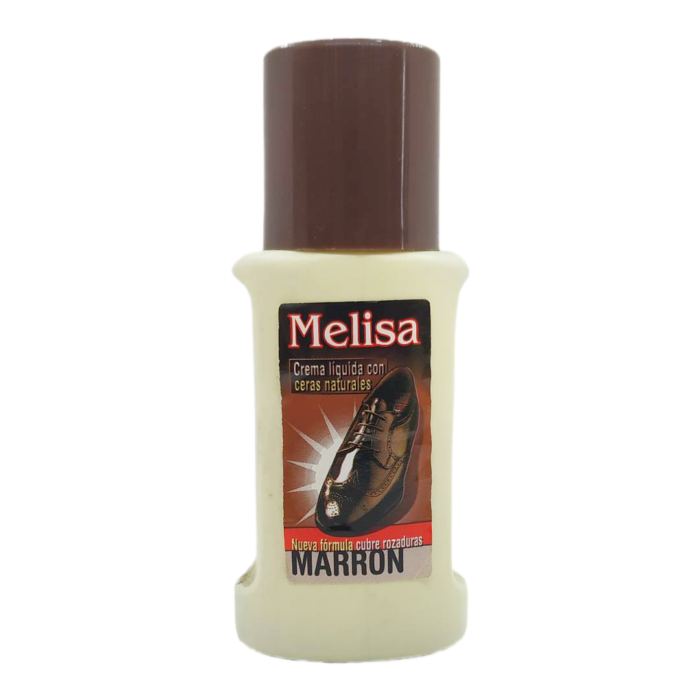 CREMA PARA ZAPATOS EN TUBO CON APLICADOR COLOR MARRON 50ML