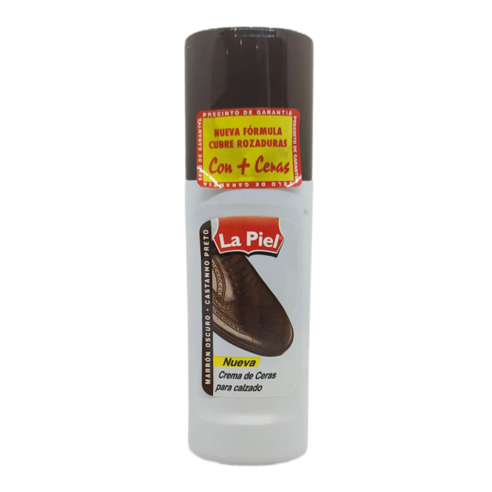 CREMA PARA ZAPATOS EN TUBO CON APLICADOR COLOR MARRON 50ML - Imagen 2