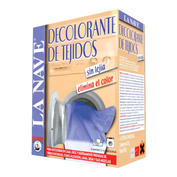 DECOLORANTE DE TEJIDOS LA NAVE 50G