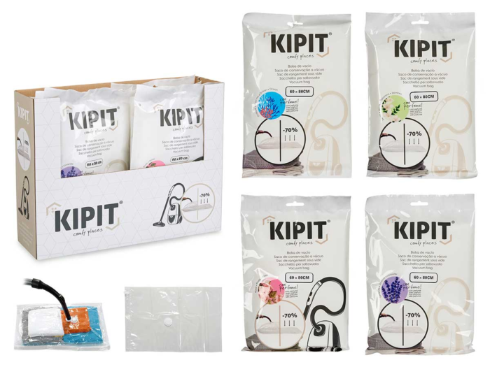 KIPIT BOLSA DE VACIO 60X80 CM FRAGANCIA SURT 4