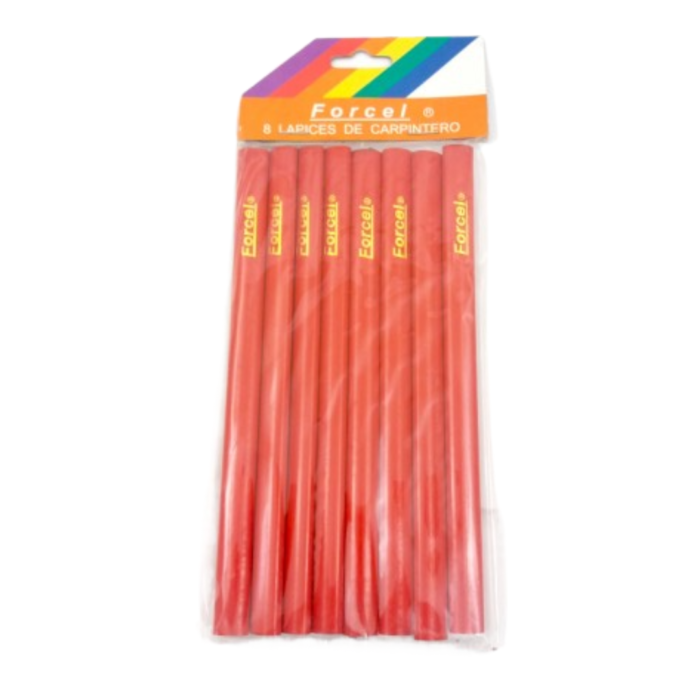 LAPIZ CARPINTERO FORCEL 8UD.