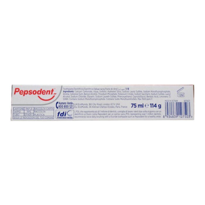 PASTA DE DIENTES PEPSODENT PROTECCION TOTAL 75ML - Imagen 2