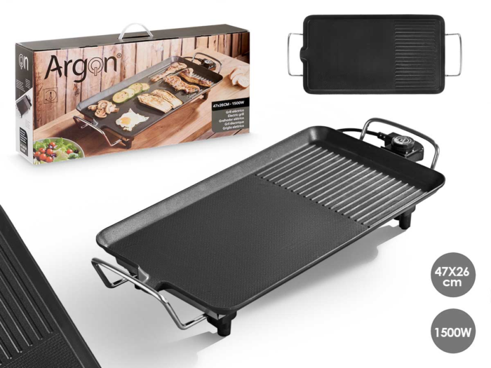 PLANCHA ELECTRICA 47X26CM 1500W