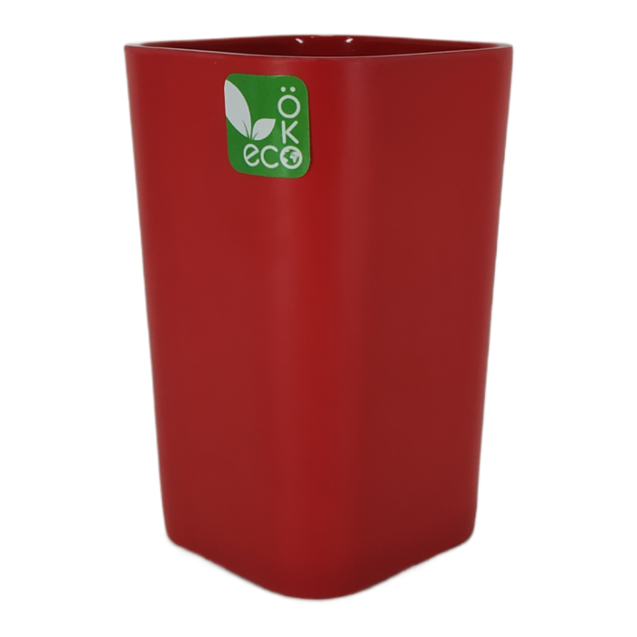 VASO DE BAÑO ROJO MARCA WENKO